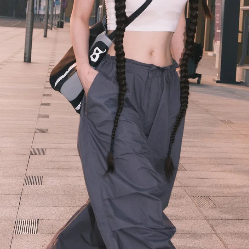 Gray Cargo Pants