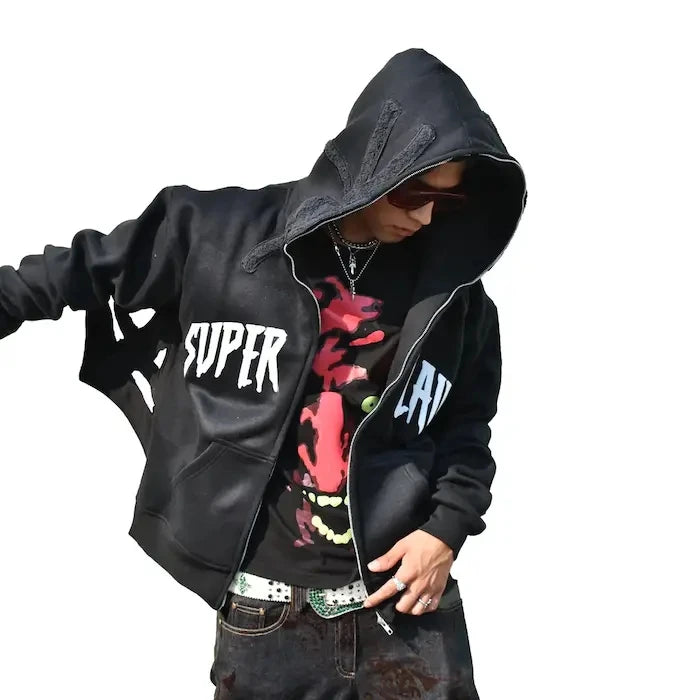 Spider Zip Hoodie