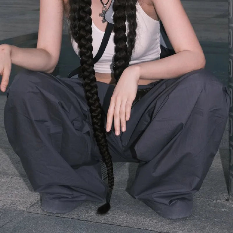 Gray Cargo Pants