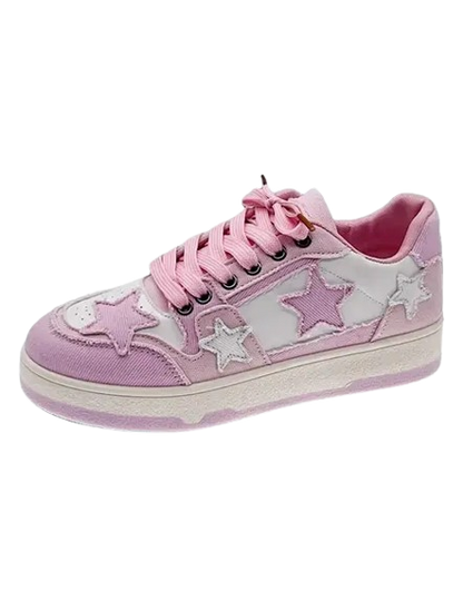 Pink Stars Shoes