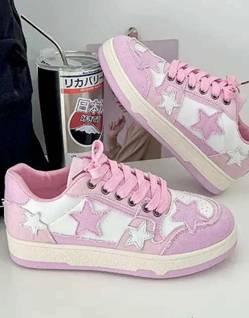 Pink Stars Shoes
