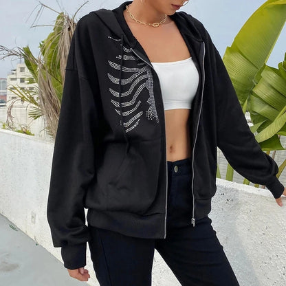 Skeleton Zip Up