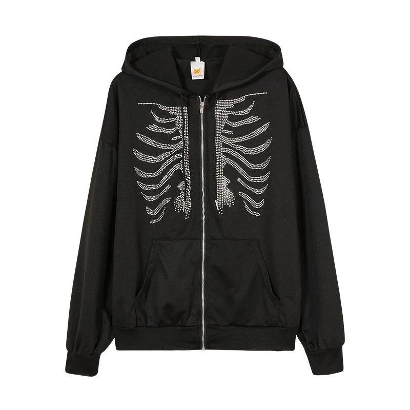 Skeleton Zip Up